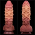 Kép 3/13 - 10.5'' Dual layered Platinum Silicone Cock with Rope