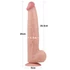 Kép 7/15 - 13.5'' King Sized Sliding Skin Dual Layer Dong