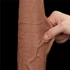 Kép 11/15 - 13.5'' King Sized Sliding Skin Dual Layer Dong Brown