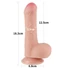 Kép 6/8 - 7'' Sliding Skin Dual Layer Dong Flesh