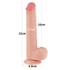Kép 4/12 - 9'' Sliding Skin Dual Layer Dong Flesh