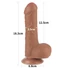 Kép 5/13 - 7'' Sliding Skin Dual Layer Dong Brown