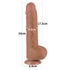 Kép 5/13 - 9.5'' Sliding Skin Dual Layer Dong Brown