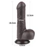 Kép 5/13 - 7'' Sliding Skin Dual Layer Dong Black