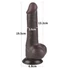 Kép 5/13 - 7.5'' Sliding Skin Dual Layer Dong Black II
