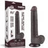 Kép 1/13 - 9'' Sliding Skin Dual Layer Dong Black