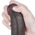 Kép 11/13 - 9'' Sliding Skin Dual Layer Dong Black
