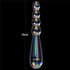 Kép 2/8 - Twilight Gleam Glass Dildo- Rising Ripples