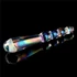 Kép 6/8 - Twilight Gleam Glass Dildo- Rising Ripples
