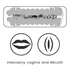 Kép 4/16 - Virgin-skin Blowout Double Side Stroker Vagina and Mouth
