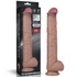 Kép 1/16 - 14.5'' Dual Layered Bendable Silicone Cock XXL(Flesh)