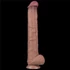 Kép 2/16 - 14.5'' Dual Layered Bendable Silicone Cock XXL(Flesh)