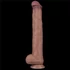 Kép 3/16 - 14.5'' Dual Layered Bendable Silicone Cock XXL(Flesh)