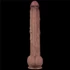 Kép 4/16 - 14.5'' Dual Layered Bendable Silicone Cock XXL(Flesh)