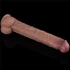 Kép 6/16 - 14.5'' Dual Layered Bendable Silicone Cock XXL(Flesh)
