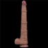 Kép 2/17 - 16'' Dual Layered Bendable Silicone Cock XXL(Flesh)
