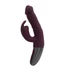 Kép 6/11 - TITANZ 7" SILICONE RECHARGEABLE VIBRATOR IN RUBINE RED