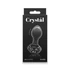 Kép 1/5 - Crystal - Flower - Black