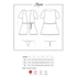 Kép 3/3 - Miamor robe & thong  S/M
