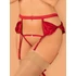 Kép 2/7 - Rubinesa garter belt & crotchles thong L/XL