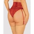 Kép 2/7 - Lonesia garter belt red  S/M