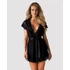 Kép 2/5 - 810-PEI-1 peignoir black  L/XL