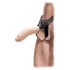 Kép 2/3 - Extreme Hollow Strap-On  Light/Black