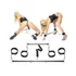 Kép 2/4 - Spread 'em Bar and Cuff Set  Silver/Black