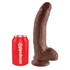 Kép 3/5 - 9" Cock with Balls  Brown