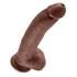 Kép 4/5 - 9" Cock with Balls  Brown