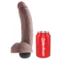 Kép 4/7 - 9" Squirting Cock with Balls Brown