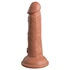 Kép 3/7 - 6" Dual Density Silicone Cock  Tan