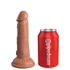 Kép 6/7 - 6" Dual Density Silicone Cock  Tan