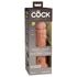 Kép 1/7 - 8" Dual Density Silicone Cock  Tan