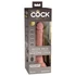 Kép 1/9 - 7" Dual Density Vibrating Silicone Cock with Remote  Light