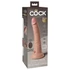 Kép 2/9 - 7" Dual Density Vibrating Silicone Cock with Remote  Light
