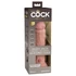Kép 1/8 - 8" Dual Density Vibrating Silicone Cock  Light