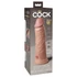 Kép 2/8 - 8" Dual Density Vibrating Silicone Cock  Light