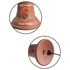 Kép 8/8 - 8" Dual Density Vibrating Silicone Cock  Tan