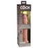 Kép 1/9 - 9" Dual Density Vibrating Silicone Cock with Remote  Light