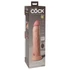 Kép 2/9 - 9" Dual Density Vibrating Silicone Cock with Remote  Light