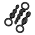 Kép 3/4 - Satisfyer Booty Call (Set of 3) Black