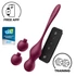 Kép 2/8 - Love Birds Vary Connect App wine red