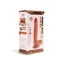 Kép 2/6 - XMEN 7.6 inch Double Layer Silicon Dildo Brown