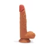 Kép 3/6 - XMEN 7.6 inch Double Layer Silicon Dildo Brown