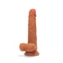 Kép 5/6 - XMEN 7.6 inch Double Layer Silicon Dildo Brown