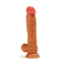 Kép 4/5 - X-MEN 8.4 inch Dual Layered Dildo Brown