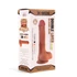 Kép 2/6 - X-MEN 8.3 inch Double Layer Silicone Dildo Brown
