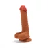 Kép 5/6 - X-MEN 8.3 inch Double Layer Silicone Dildo Brown
