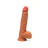 Kép 3/6 - X-MEN 8.8 inch Dual Layered Dildo Brown